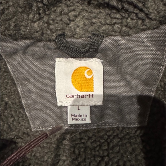 Carhartt Tan Hooded Shirt Jacket - Picture 4 of 4